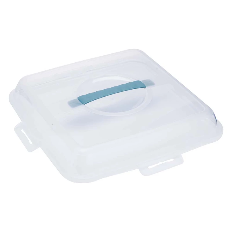 Ergonómikus fogantyú a Keeeper süteménytartó fedelén a könnyű hordozhatóságért