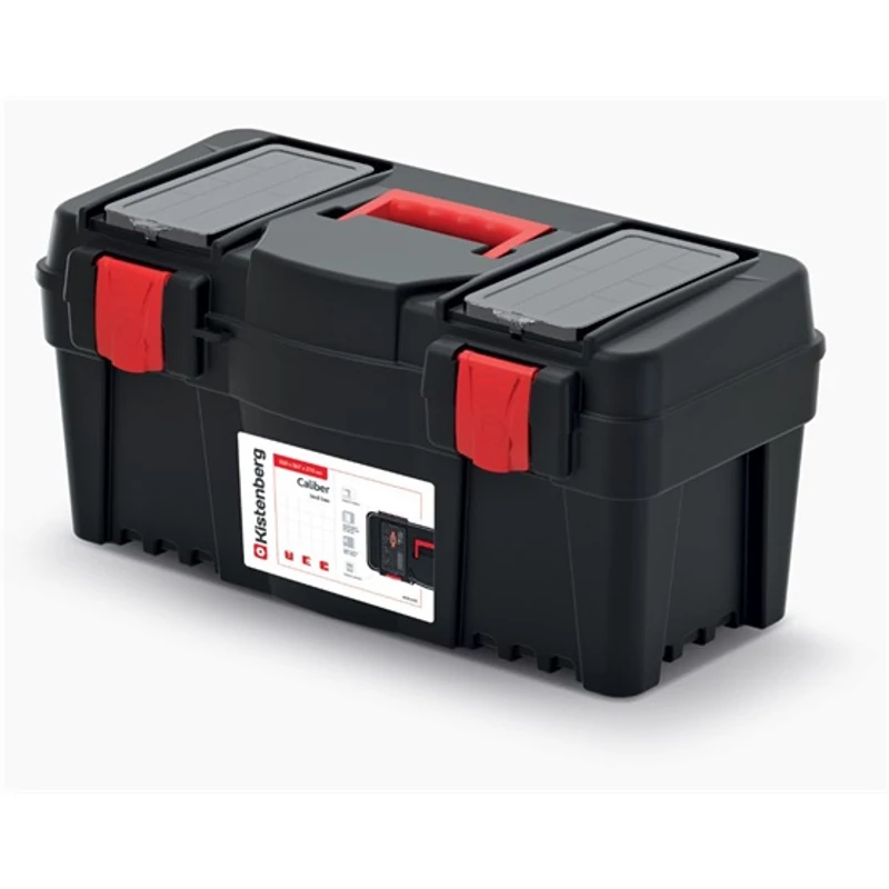 Kistenberg Caliber szerszámosláda – 55x26,7x27 cm, nagy kapacitású, erős szerszámtároló fogantyúval