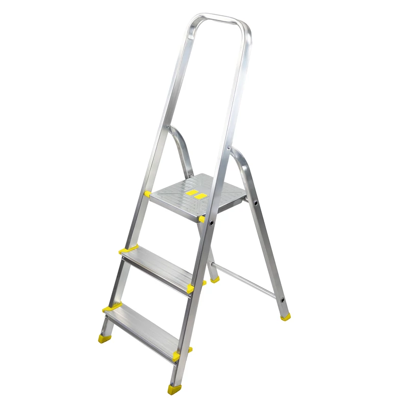 Metalkas alumínium létra, 3 fokos, 150 kg – BayerSystem