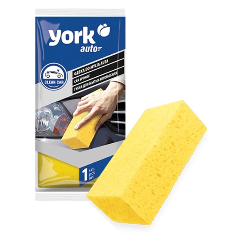 York autómosó szivacs – 21x10x6,5 cm, nagy nedvszívó képességű szivacs járműtisztításhoz-2