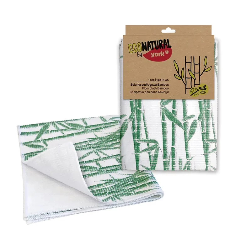 York felmosórongy – Bamboo Eco Natural, 50x50 cm, környezetbarát bambuszszálas rongy nagy nedvszívó képességgel-3