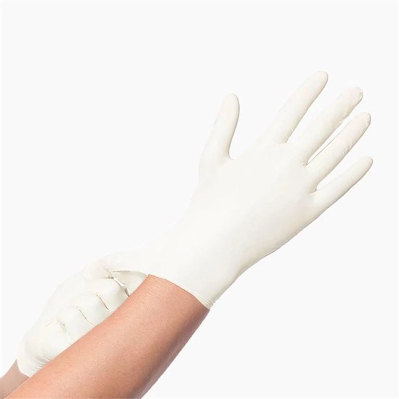 York latex gumikesztyű 100 darabos kiszerelés, S méret, egyszer használatos védőkesztyű takarításhoz és háztartási munkához