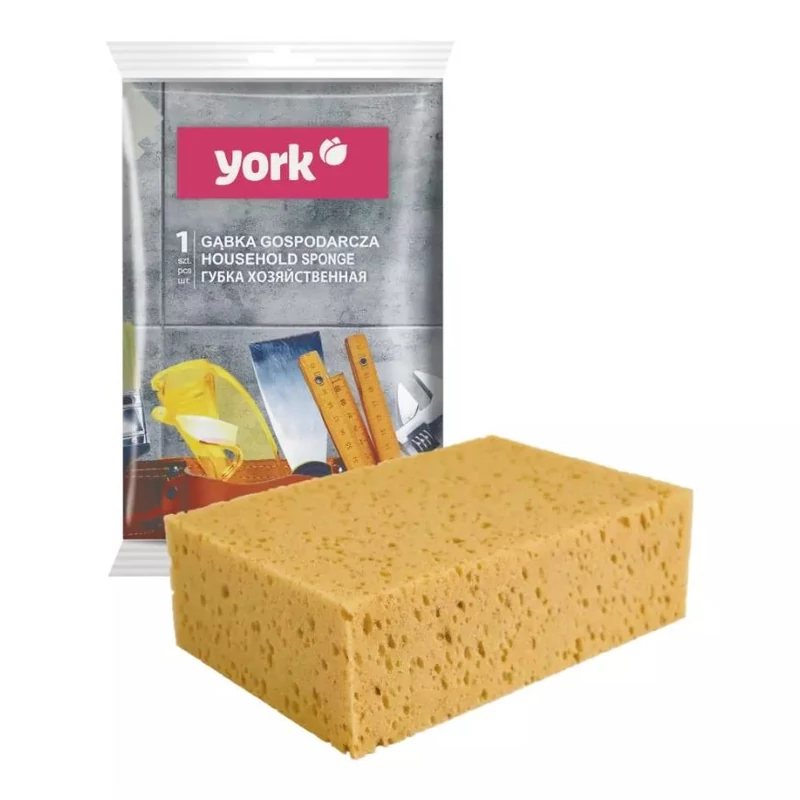 York háztartási szivacs – 19x13x6,0 cm, nagy méretű univerzális tisztítószivacs konyhához és fürdőszobához-3