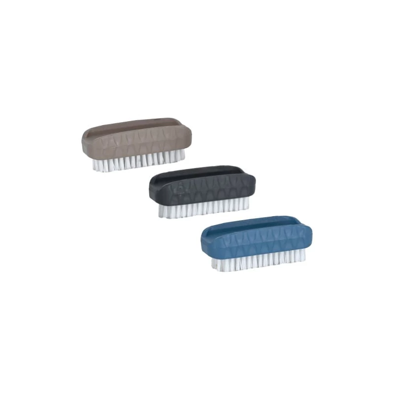 York körömkefe – egyoldalas, 8,0x4,0x3,0 cm, kevert színekben (GREY, NATURAL), kéz- és körömtisztításhoz