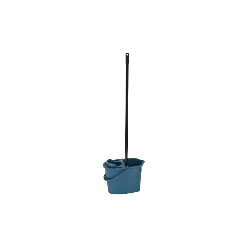 York mop szett 10 literes felmosó vödörrel csavarókosárral és 35x25x115 cm méretű mop felmosóval-2