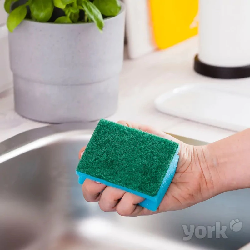 York mosogatószivacs dörzsi – formázott, 3 darabos készlet, 9,0x7,0x4,3 cm, ergonomikus kialakítás a kényelmes tisztításhoz-3