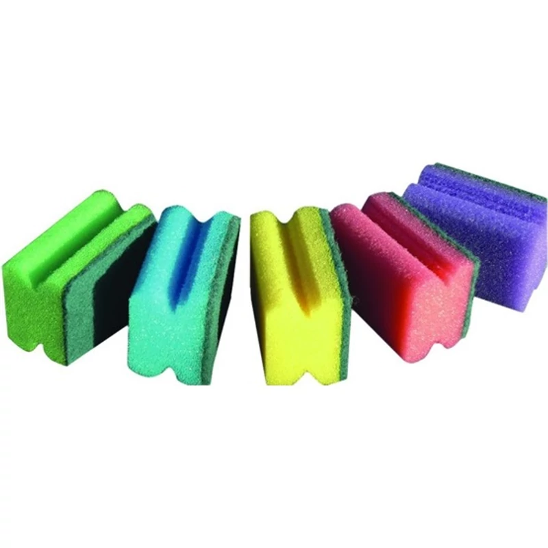 York mosogatószivacs dörzsi – formázott, 5 darabos készlet, 8,0x6,0x4,3 cm, ergonomikus szivacs kényelmes és hatékony mosogatáshoz