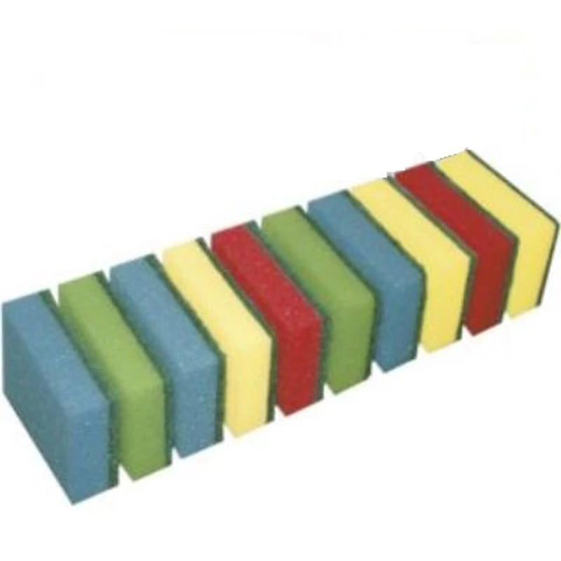 York mosogatószivacs dörzsi – Midi Azur, 10 darabos készlet, 8,0x5,0x2,5 cm, kompakt szivacs edények tisztításához