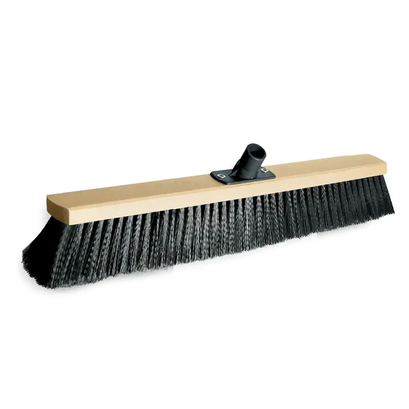 York partvis fej fából – 60x16x9,0 cm, extra széles fej sűrű sörtékkel nagy felületek sepréséhez