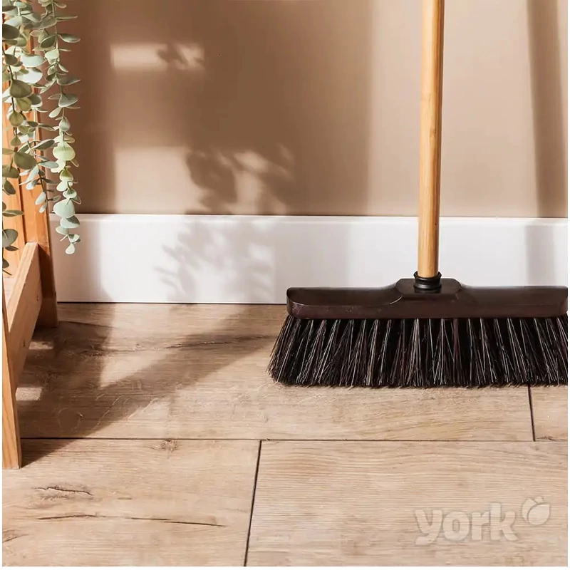 York Lux partvis fej fából – 28x11x7,0 cm, 30% természetes lószőrből, prémium minőségű seprűfej-4