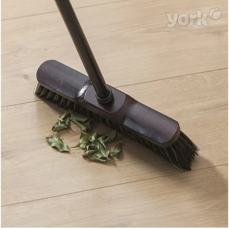 York Lux partvis fej fából – 28x11x7,0 cm, 30% természetes lószőrből, prémium minőségű seprűfej-5