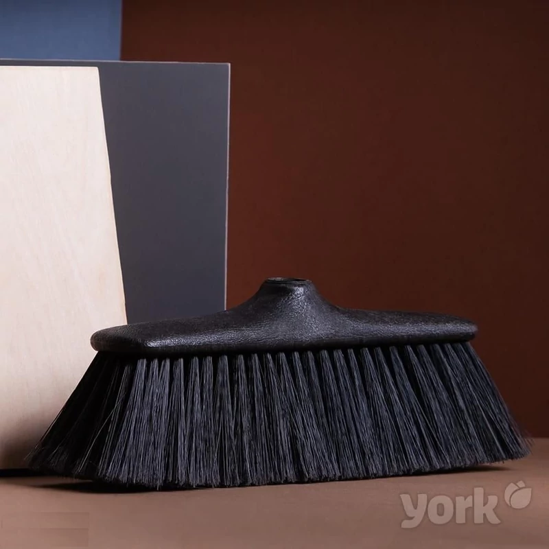 York partvis fej műanyagból, 33x9x12 cm méretben, Eco Natural kivitelben, erős és tartós seprűfej háztartási takarításhoz-3