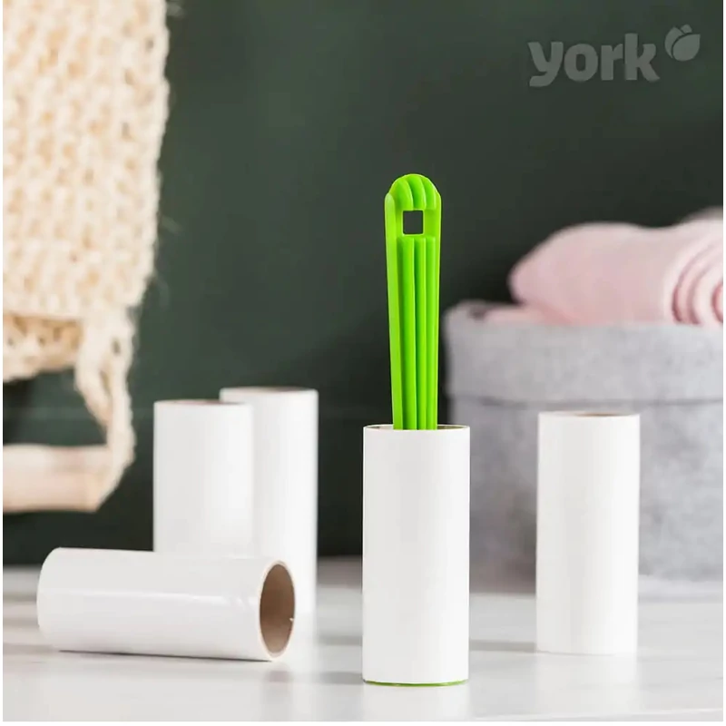 York ruhatisztító henger 1 tekercs + 4 pótfej 20 lapos szöszeltávolító készlet-4