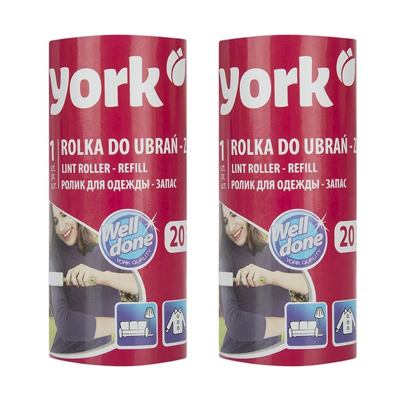 York ruhatisztító henger pótfej 2 tekercs 20 lapos szöszeltávolító utántöltő