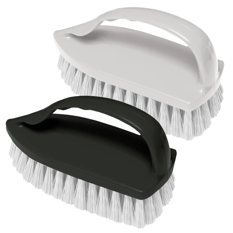 York súrolókefe – Maxi Mix Grey, 7,0x9,0x15 cm, ergonomikus markolatú kefe erős szálakkal makacs szennyeződésekhez